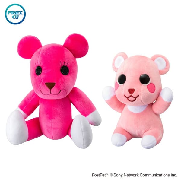 Hadiah S — Boneka plush duduk Momo dan Komomo