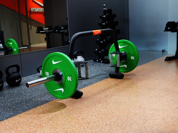 Nike Strength showroom equipment lineup