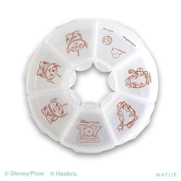 7-compartment multi case from the Toy Story series at illusie300