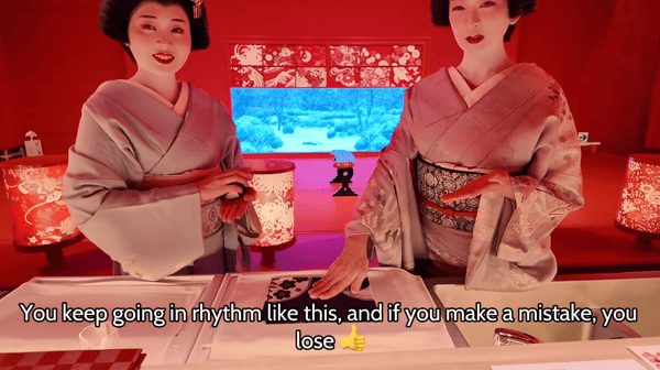 座敷游客厅游戏的英文说明