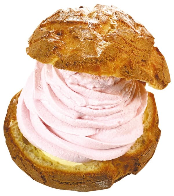 “太过分了”窑烤双层奶油泡芙（樱花牛奶味）