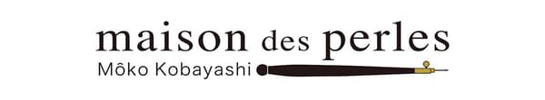 Logotipo de maison des perles y Môko Kobayashi