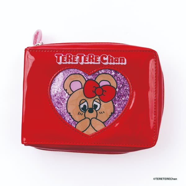 心动纪念漆皮收纳袋 (Tere Bear)