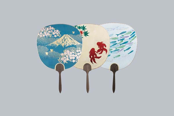 Kipas Miyako Uchiwa cap emas