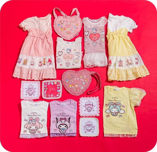SWIMMER x Sanrio Characters items overview