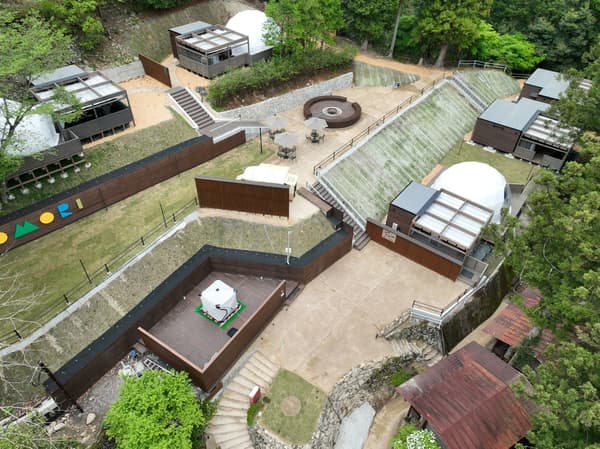 IYA-KEI GLAMPING TOMORI main area overview