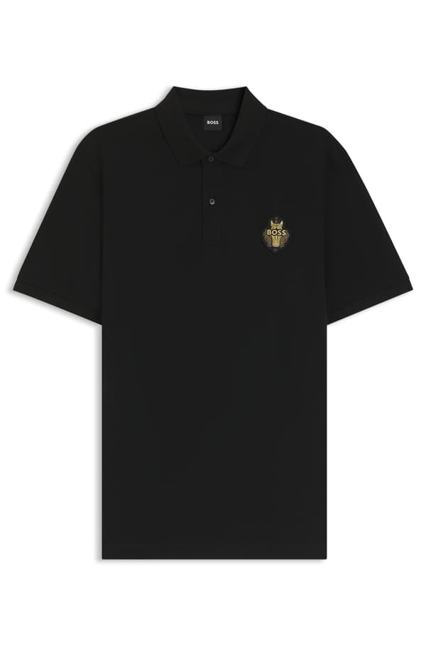 BOSS 马年皮革夹克