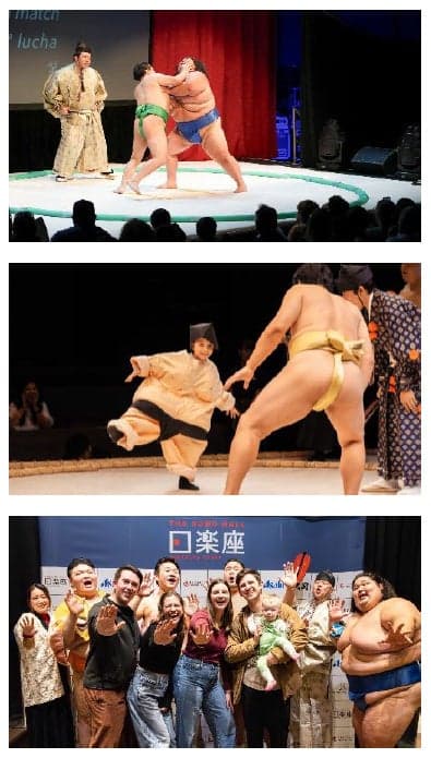 Scenes from a HIRAKUZA sumo show