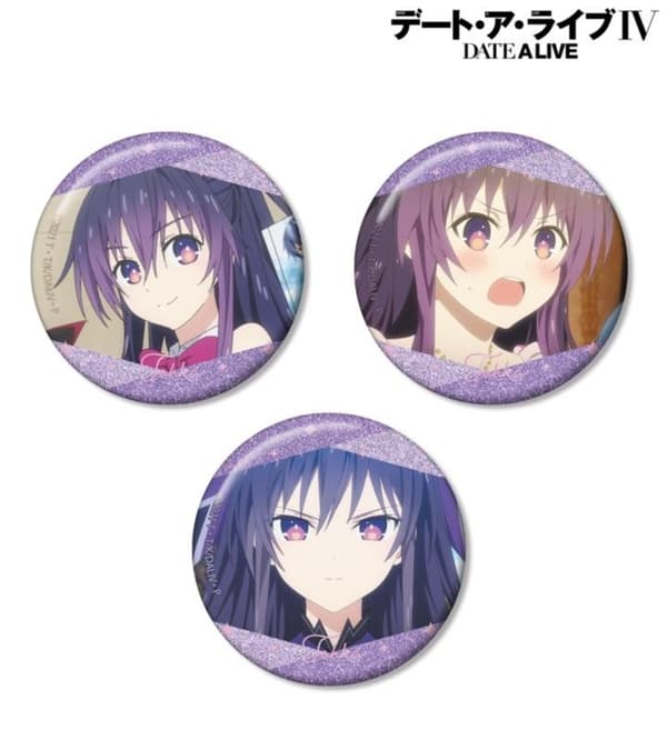 เข็มกลัดภาพฉากเคลือบกากเพชร (เซต 3 ชิ้น)
