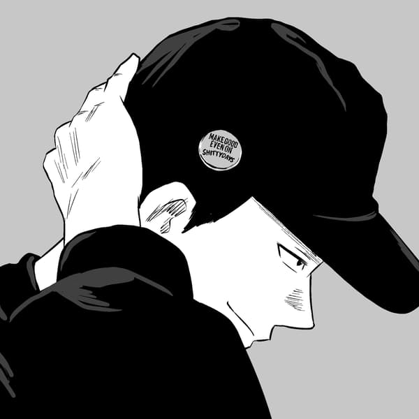 Kappy绘制的神谷裕介佩戴M925徽章原创插图