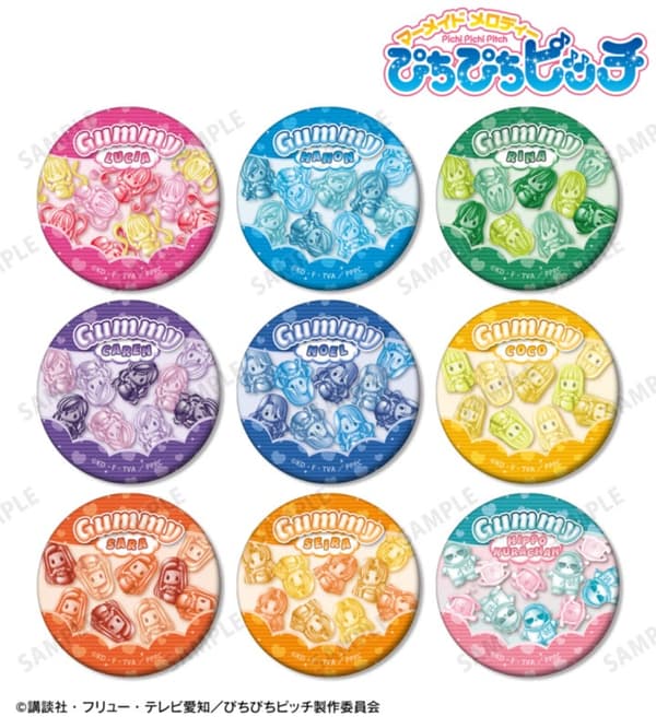 Mermaid Melody Pichi Pichi Pitch Trading petit-sserie Matte Can Badge