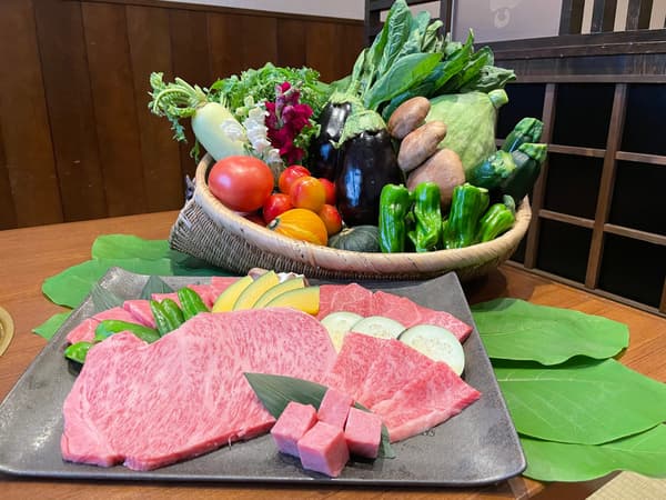 Hida ingredients used at the special dinner