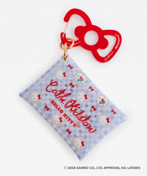 Cath Kidston × Hello Kitty 透明收纳袋挂件 天蓝色