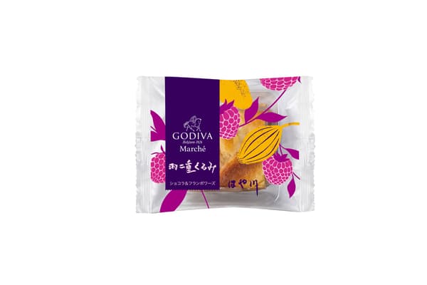 羽二重くるみ 巧克力與覆盆子細節