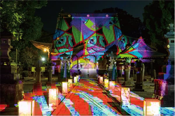 Bannaji Temple Main Hall Ashikaga Meisen Wrapping