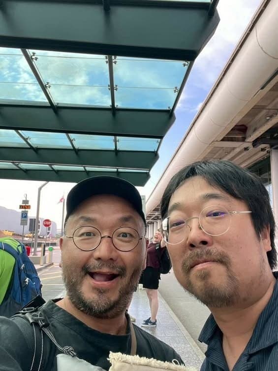 Hisashi Ikai and Ruka Kikuchi