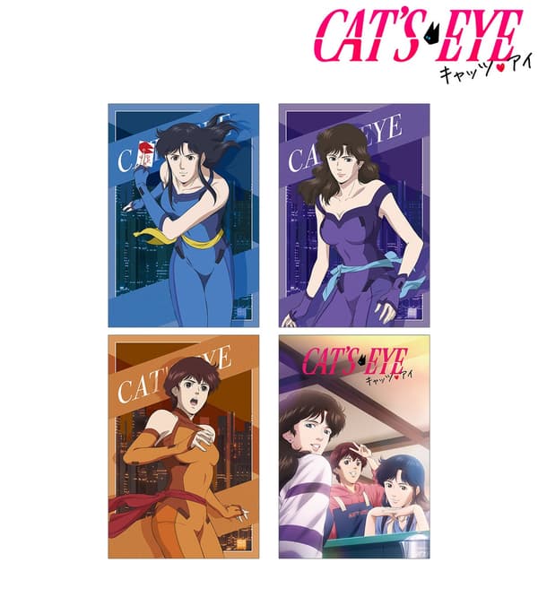 ชุดโปสต์การ์ด 4 ใบ キャッツ♥アイ
