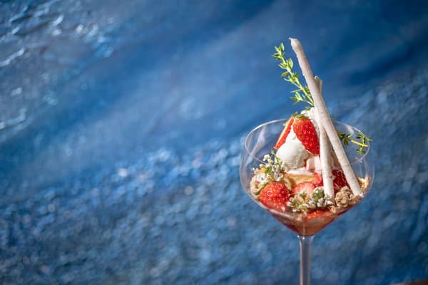 Winter Strawberry Parfait