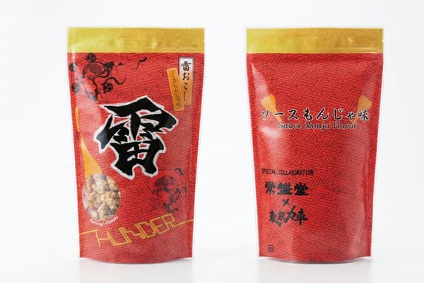 雷门文字烧仙贝包装