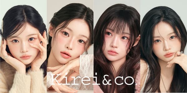 Visual kampanye Kirei&co. Churu Lip dan 4-Color Eyeshadow Palette