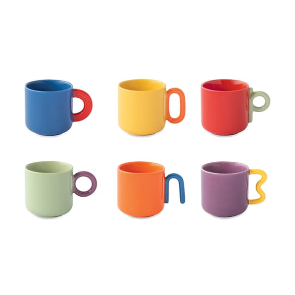 创意浓缩咖啡杯 6件套