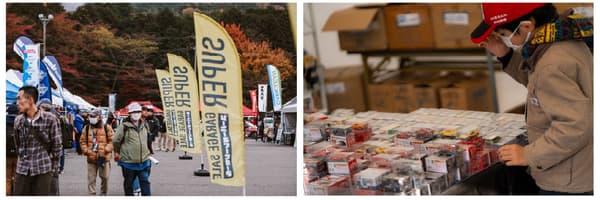 Super Garage Sale outlet market at Fuji Speedway