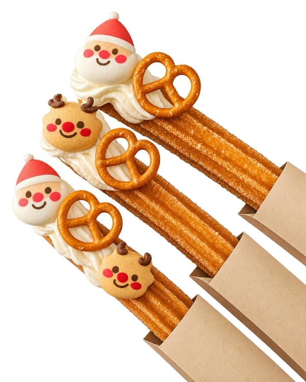 Churros Santa dan rusa (gambar)