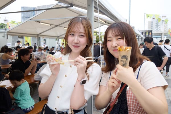 Festival dining area