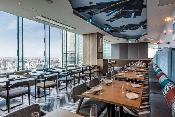 The Living Room with SKY BAR interior