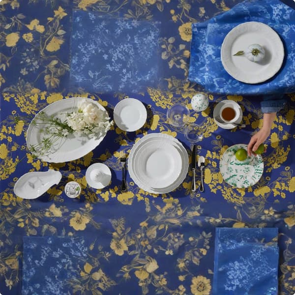 Display of GINORI 1735 tableware at the event