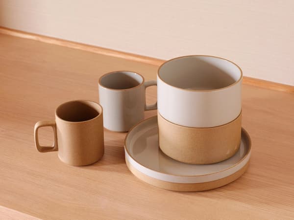 Hasami Porcelain tableware used in the guest rooms