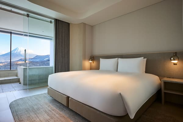 Outdoor natural hot spring bath