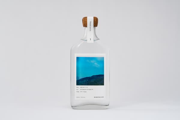 HAKUBA GIN 酒瓶