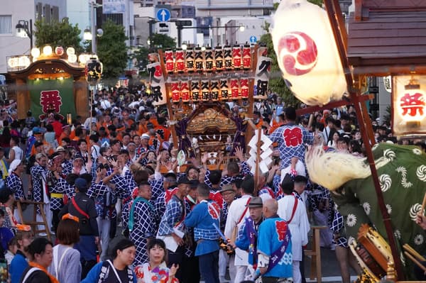 Kamimizo Summer Festival float parade