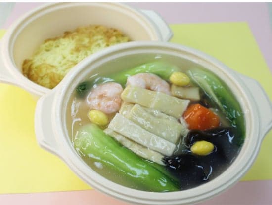 Platos que utilizan Hama no Menma en Yokohama Takashimaya (imagen)
