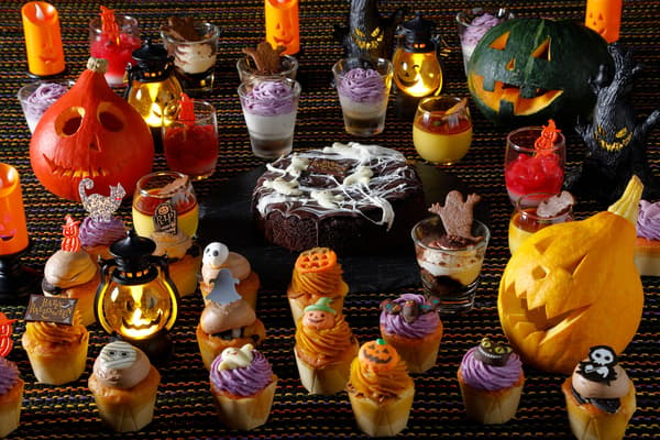 Hidangan penutup Halloween di COOKA (makan siang dan makan malam)