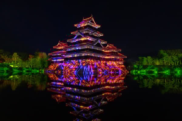 National Treasure Matsumoto Castle Tower Projection Mapping 2025-2026
