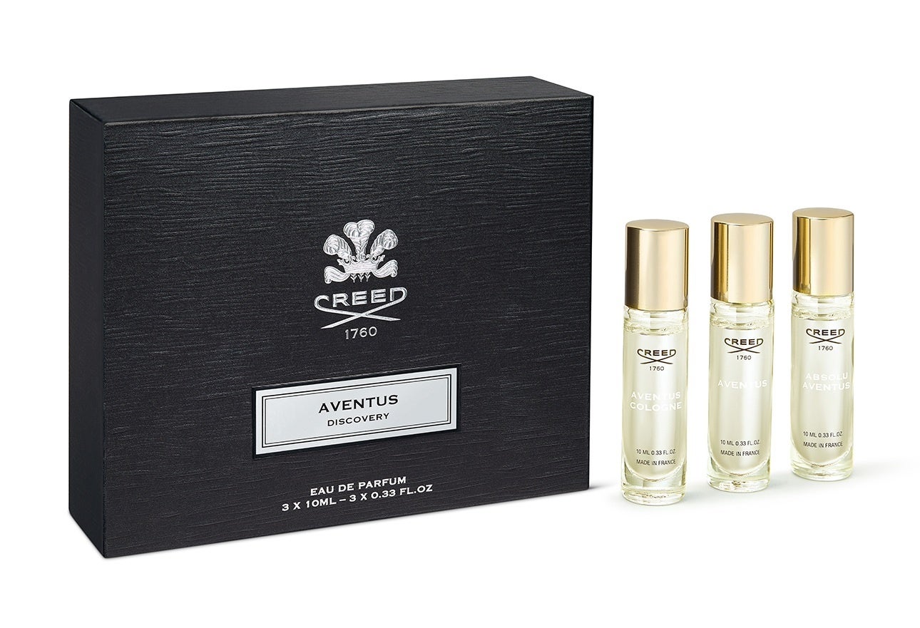 Aventus Discovery Set — 3 fragancias × 10mL cada una, ¥27,830 (impuestos incluidos)
