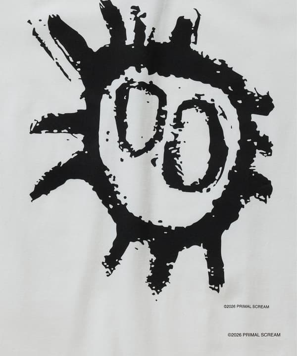 Camiseta de Primal Scream para bonjour records – espalda de Evil Heat