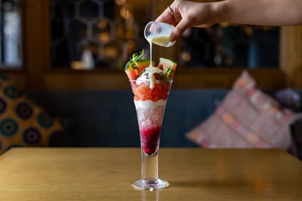 Nakijin Watermelon Parfait Ice detail