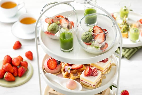 Matcha affogato parfait