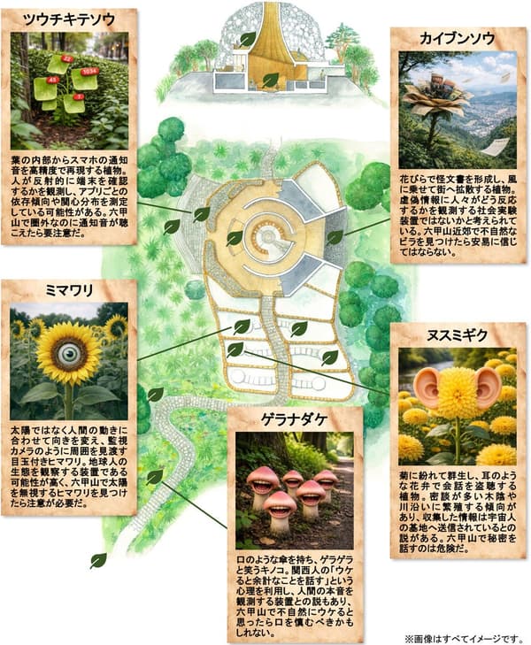 展覽中宇宙植物的預覽