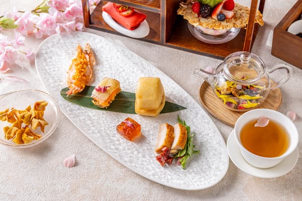 Chinese Afternoon Tea spread