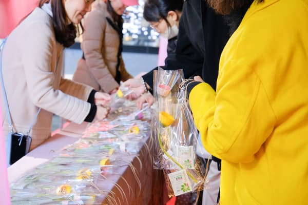 銀座鮮花贈送活動