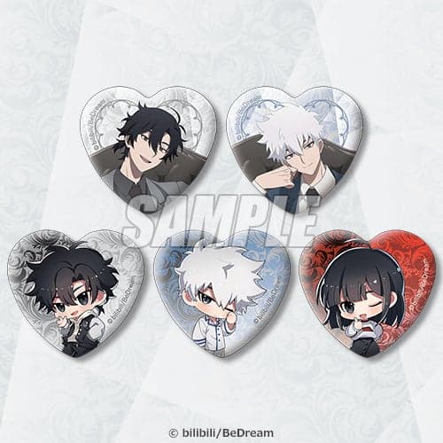 Heart-Shaped Can Badge