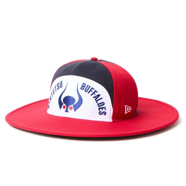 New Era Fitted Long Brim Hat with Taro Okamoto Osaka Kintetsu Buffaloes design