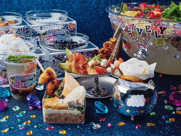 Event-exclusive food and drink for Heisei Retro Deco-Mori Night
