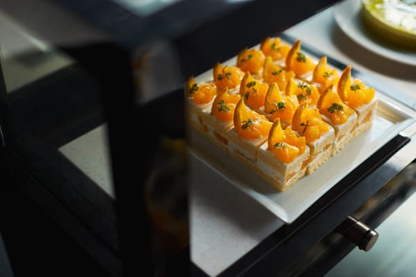 Fresh fruit desserts served at The Royal Lounge: Sweet Symphony summer buffet