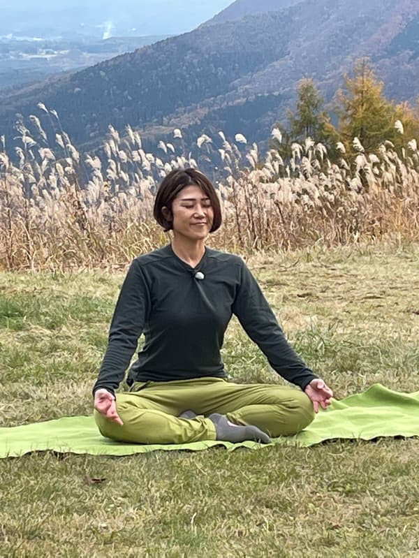 风景优美的瑜伽体验