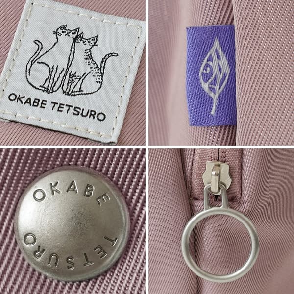 Detail tas boston mini 2way OKABE TETSURO